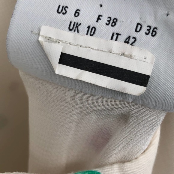 Akris Punto Boulder Print Flounce Hem Dress Cotton Size 6 Retail $1,190 - Picture 13 of 15